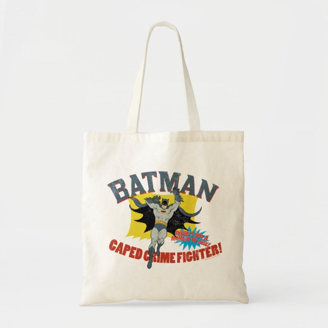 Bolso De Tela Luchador de crímenes controlado por Batman (Frente)