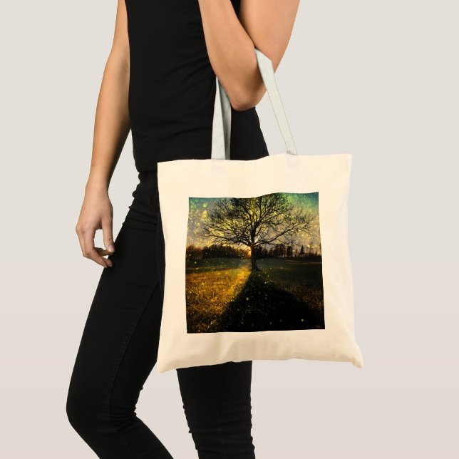 Bolso De Tela Luciérnagas mágicas paisaje de ensueño (Anverso (producto))