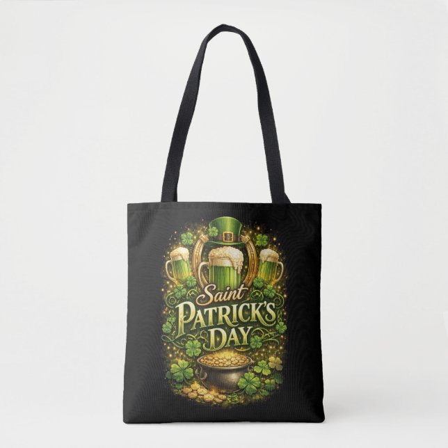 Bolso De Tela Luck of the Emerald Isle (Anverso)