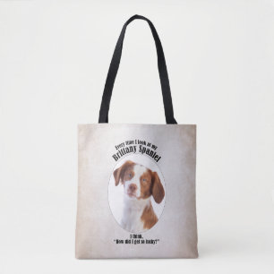 Bolso De Tela Lucky Brittany Spaniel