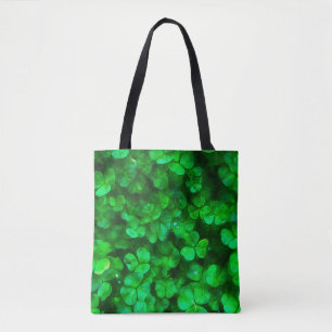 Bolso De Tela Lucky Celtic Irish Green Shamrock
