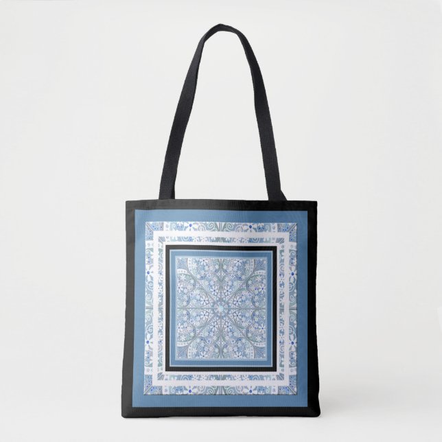 Bolso De Tela Lugar cerámico Azul claro (Anverso)