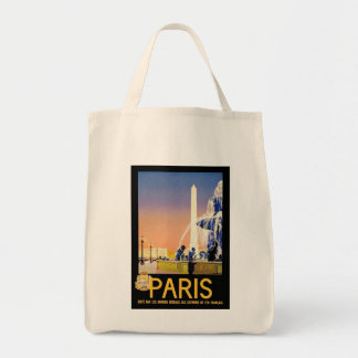 Bolso De Tela Lugar del la Concorde del ~ de París