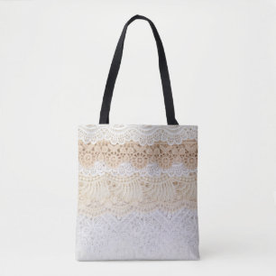 Bolso De Tela Lugar floral ornamental: Colección elegante