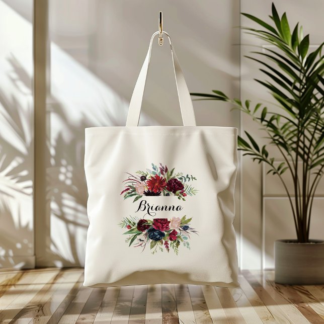 Bolso De Tela Lujoso y caprichoso Boho Floral Bridesmaid  (Subido por el creador)