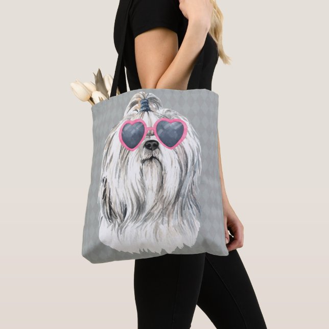 Bolso De Tela Lulu la Lhasa (Detalle)
