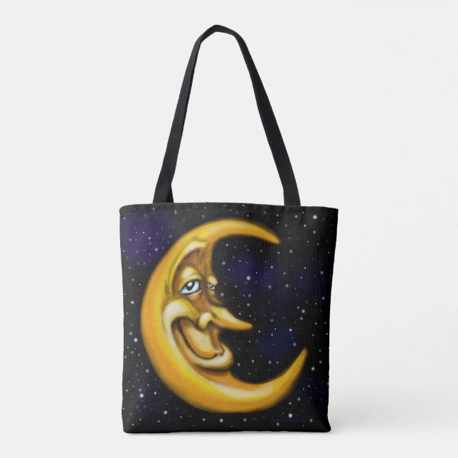 Bolso De Tela Luna (Reverso)