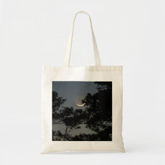 Bolso De Tela Luna de la claridad terrestre