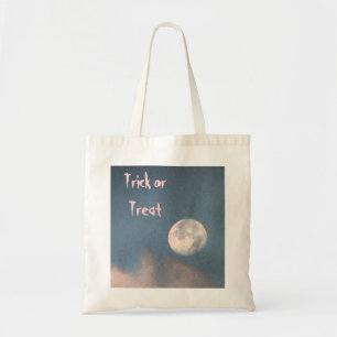 Bolso De Tela Luna de la salida del sol de Halloween