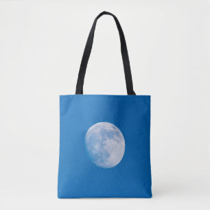 Bolso De Tela Luna Llena Sobre La Ciudad De Montreal