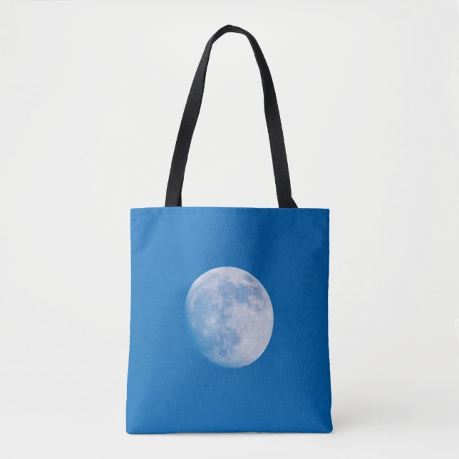 Bolso De Tela Luna Llena Sobre La Ciudad De Montreal (Anverso)
