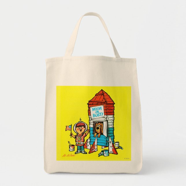 Bolso De Tela ¡Luna o busto! (Frente)