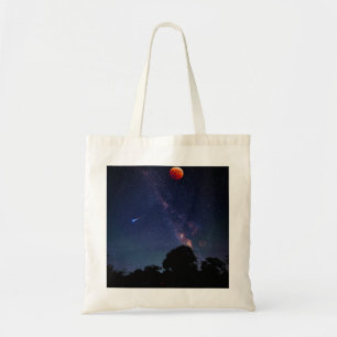 Bolso De Tela luna roja