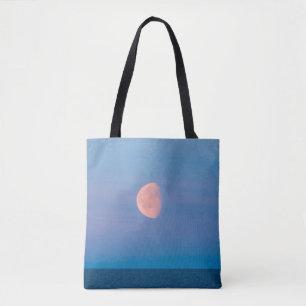 Bolso De Tela Luna sobre el mar de Bering   Lejano Oriente Ruso
