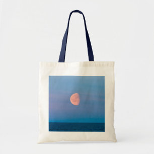 Bolso De Tela Luna sobre el mar de Bering   Rusia Lejano Oriente