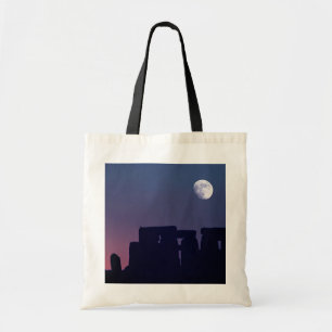 Bolso De Tela Luna sobre Stonehenge Wiltshire, Inglaterra