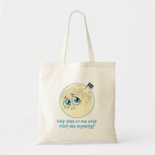 Bolso De Tela Luna triste