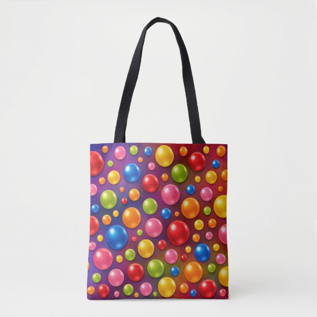 Bolso De Tela lunares geniales  (Anverso)
