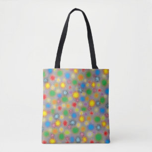Bolso De Tela Lunares helados