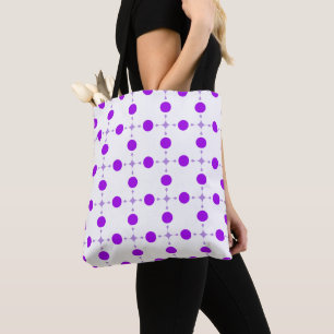 Bolso De Tela Lunares Morados, Patrón de Lunares, Lunares, Punte