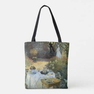 Bolso De Tela Luncheon de Claude Monet, el impresionismo vintage