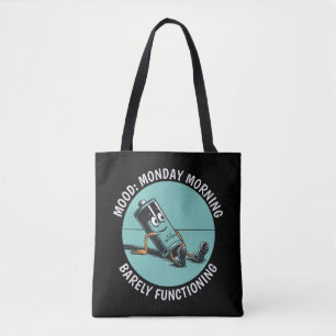 Bolso De Tela Lunes divertido