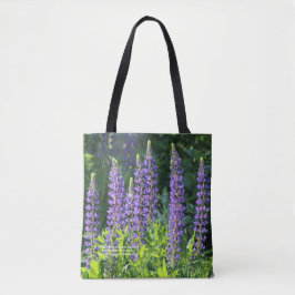 Bolso De Tela Lupine nativo púrpura de Minnesota