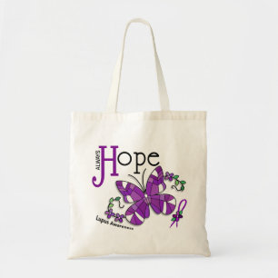 Bolso De Tela Lupus de la mariposa del vitral