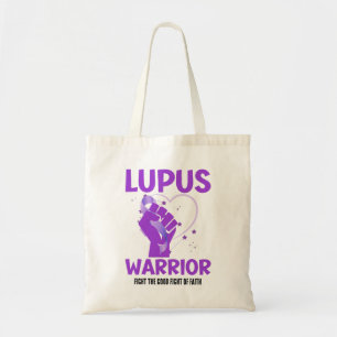 Bolso De Tela LUPUS WARRIOR Mes de concientización sobre el aume