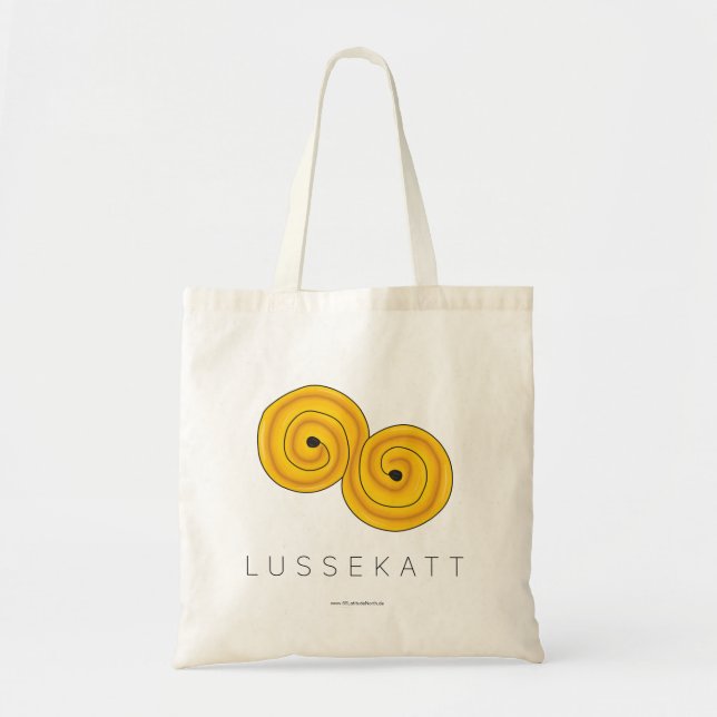 Bolso De Tela Lussekatt de Suecia (Frente)