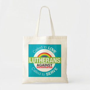 Bolso De Tela Luteranos contra el Tote de discriminación