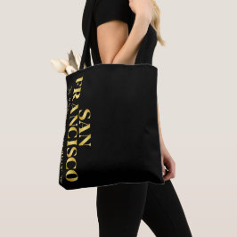 Bolso De Tela Lux Gold San Francisco Latitude y longitud