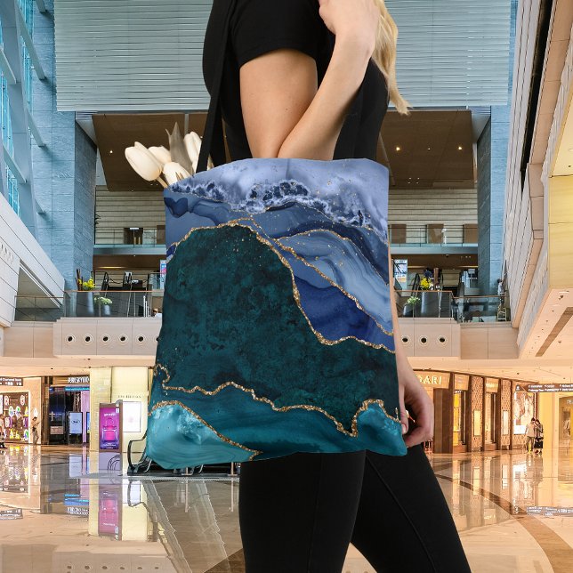Bolso De Tela Lux Peacock Agate y Gold (Subido por el creador)