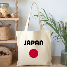 Bolso De Tela Luz de color de punto rojo grande de Japón