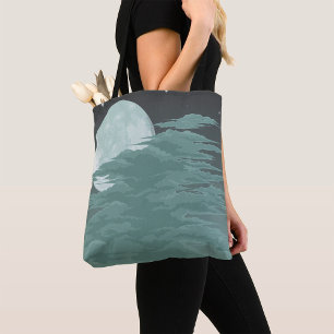 Bolso De Tela Luz de luna