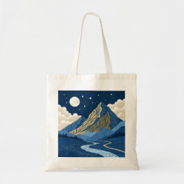 Bolso De Tela Luz de Luna de Montaña