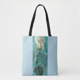 Bolso De Tela Luz de luna por Alphonse Mucha