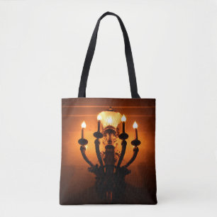 Bolso De Tela Luz de pared antigua