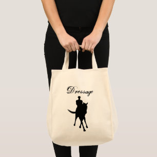 Bolso De Tela Luz De Silhouette De Caballo Y De Vestido