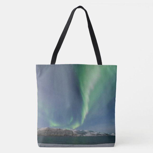 Bolso De Tela Luz del Norte Noruega (Anverso)