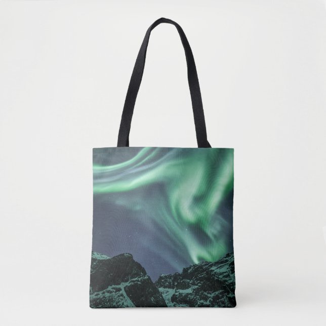 Bolso De Tela Luz del Norte Noruega (Anverso)