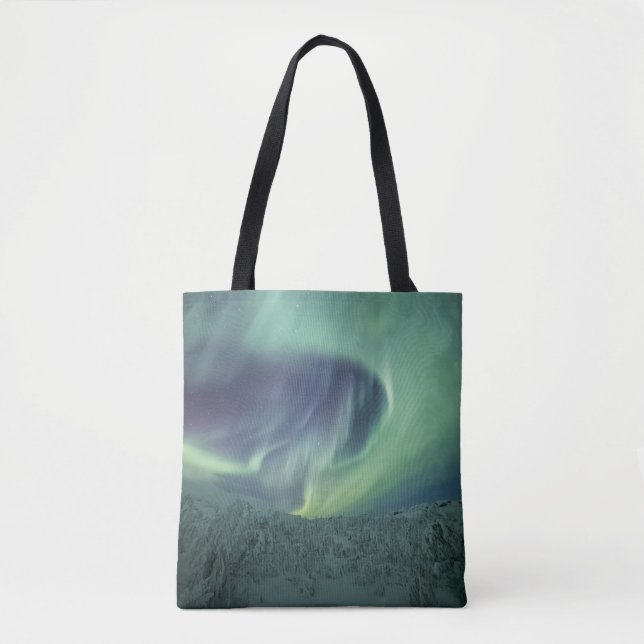 Bolso De Tela Luz del Norte Noruega (Anverso)