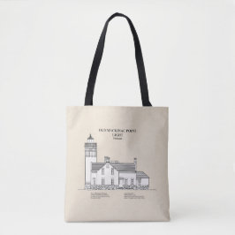 Bolso De Tela Luz del punto Mackinac antiguo - Michigan - SBD