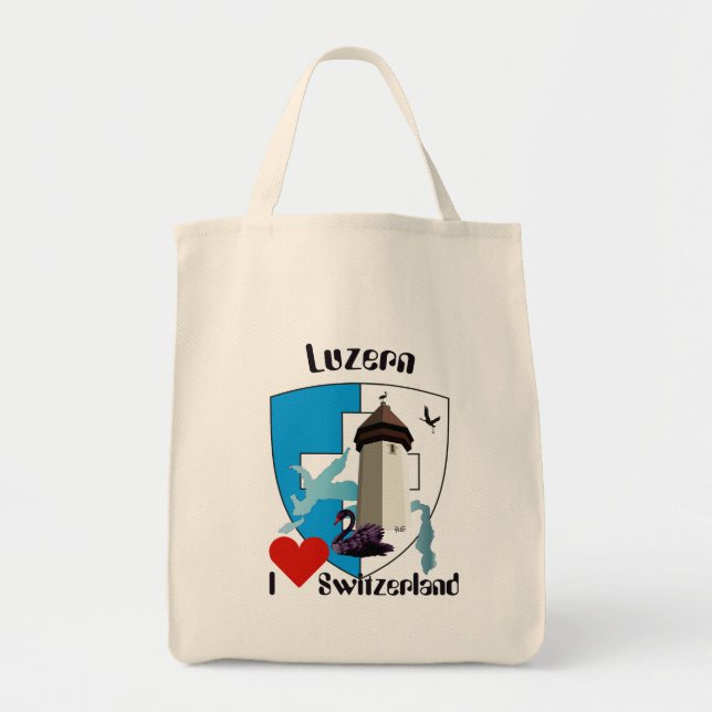 Bolso De Tela Luzern Schweiz Tasche (Frente)