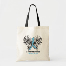 Bolso De Tela Lymphedema Awareness Butfly