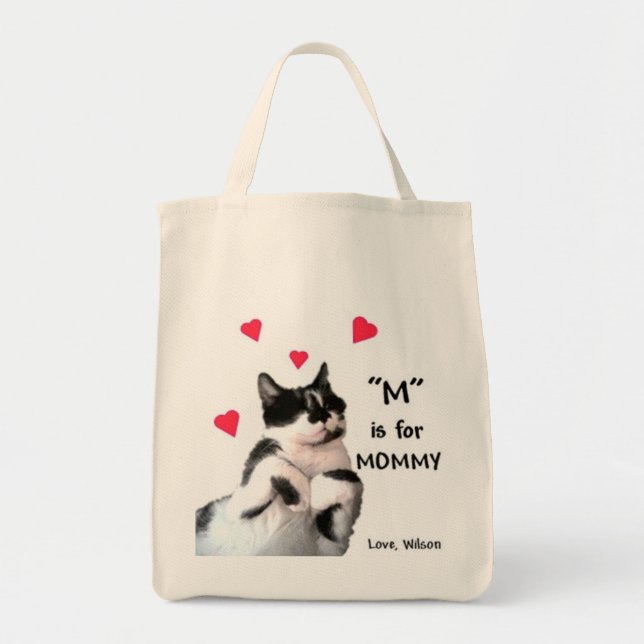 Bolso De Tela "M" está para la mamá (Frente)