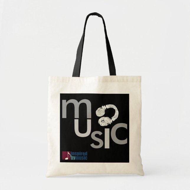 BOLSO DE TELA M U S I C (Frente)