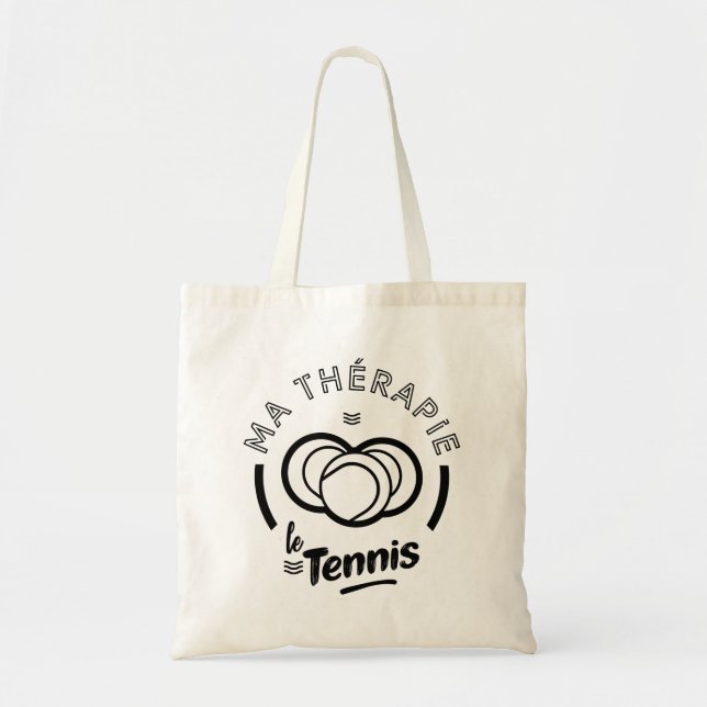 Bolso De Tela Ma thérapie le tennis (Frente)