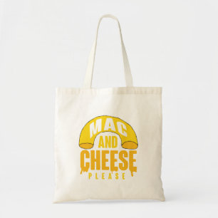 Bolso De Tela Macaroni amarillo queso para niños Mac y Cheese