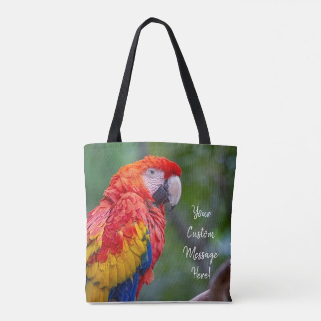 Bolso De Tela Macaw (Reverso)